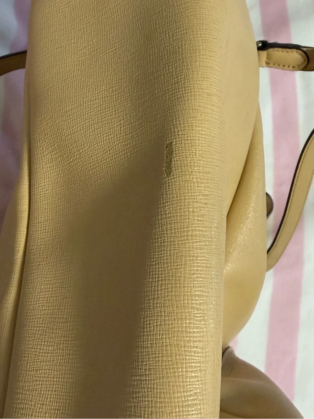 Coach Tan Leather Tote with Dual Straps